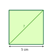 Diagonal del cuadrado