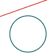 Ejercicios interactivos de posiciones relativas de circunferencias