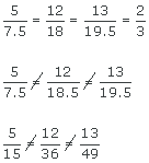 Ejercicios interactivos de semejanza