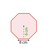 Ejercicios interactivos del polígono regular