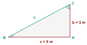 Triangulo par resolverse según las indicaciones 