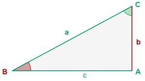 representacion grafica de ejercicio de triangulo rectangulo 4