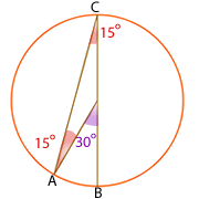 Ejercicios interactivos: angulos en la circunferencia