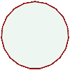 representación gráfica eneadecagono regular