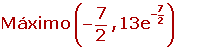 Máximos y mínimos