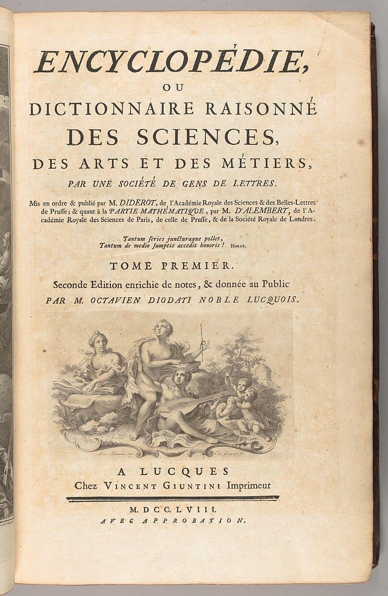 Qu'est-ce que L'Encyclopédie de Diderot ?