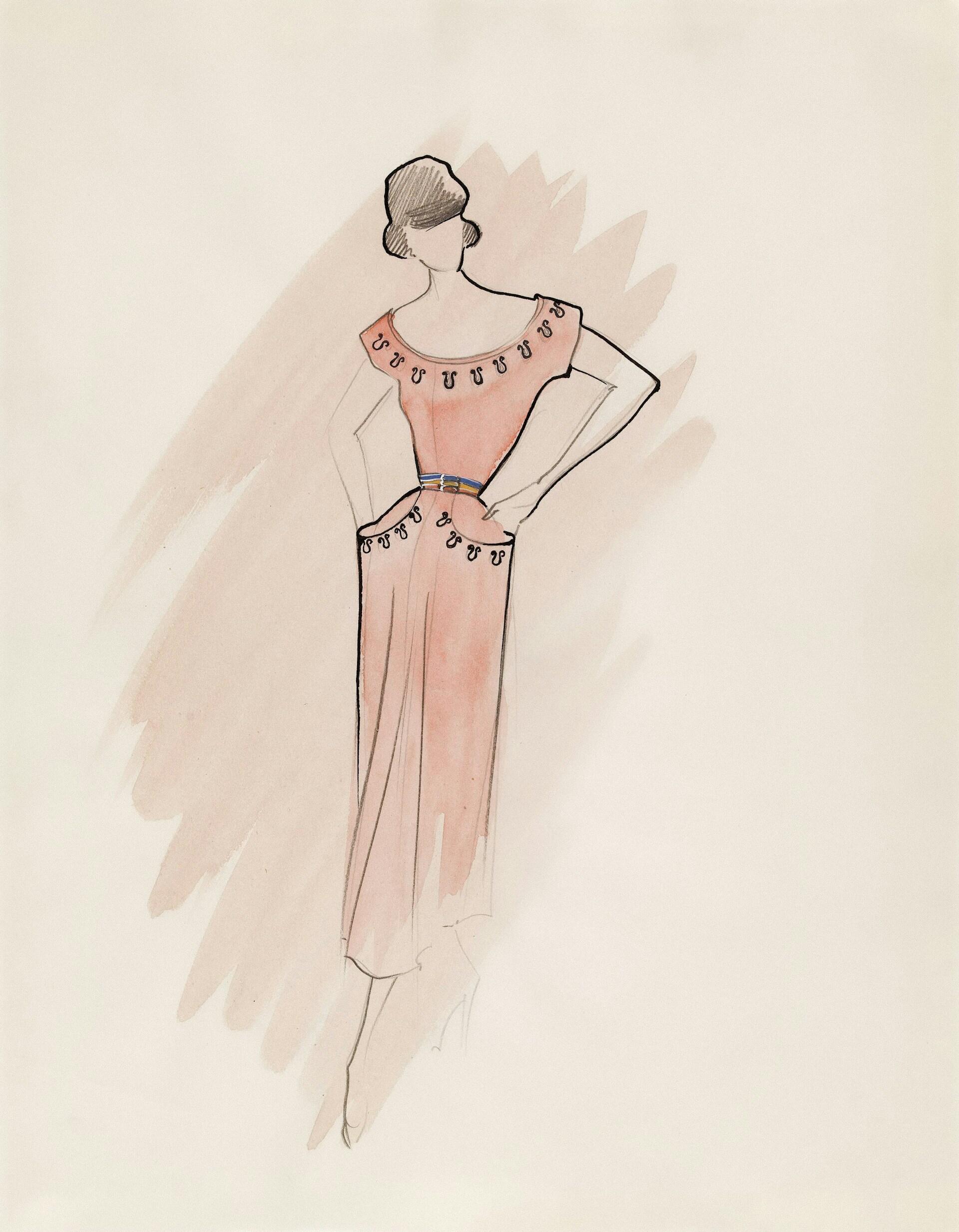 croquis de mode femme