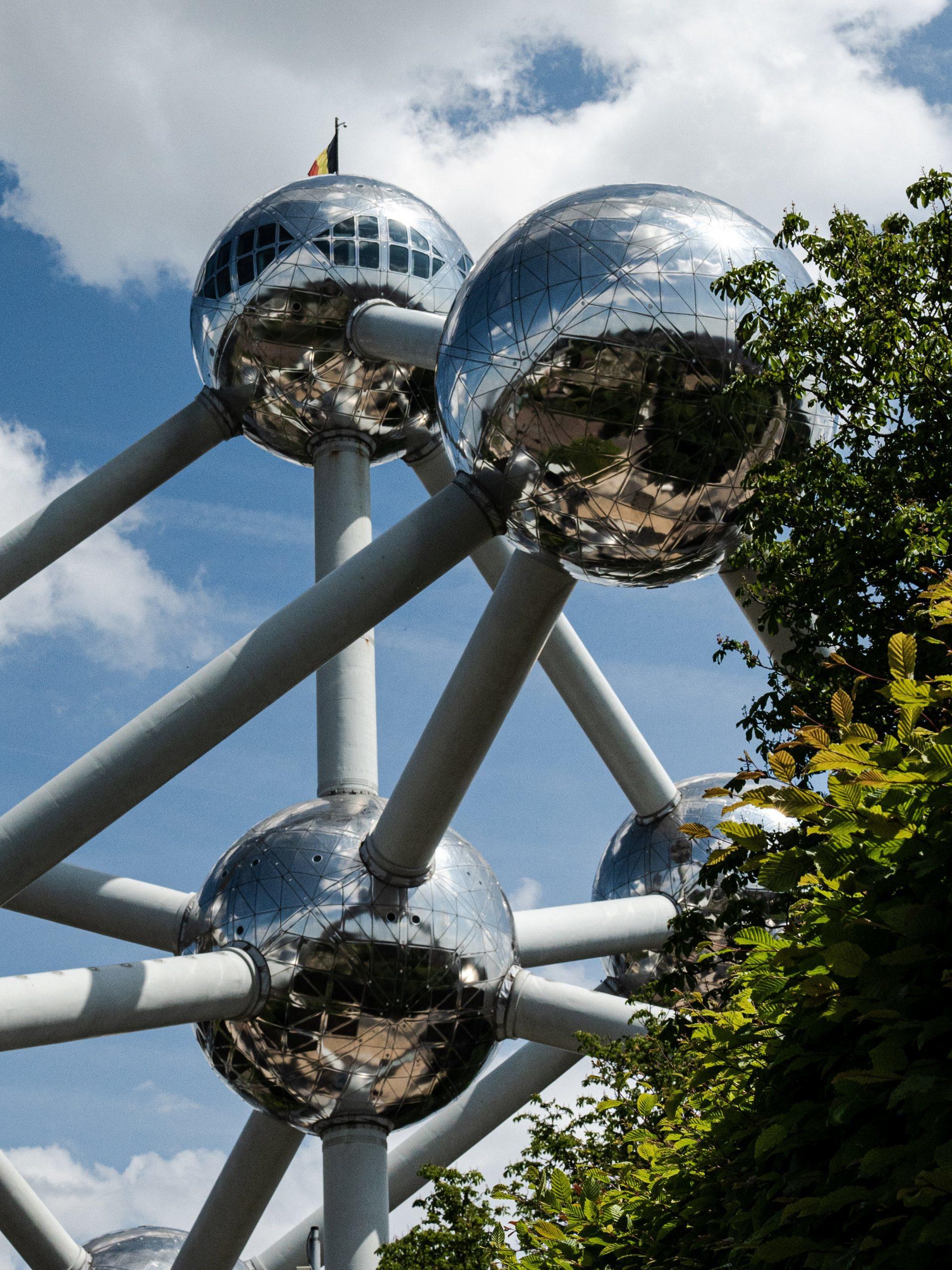 L'atomium de Bruxelles.