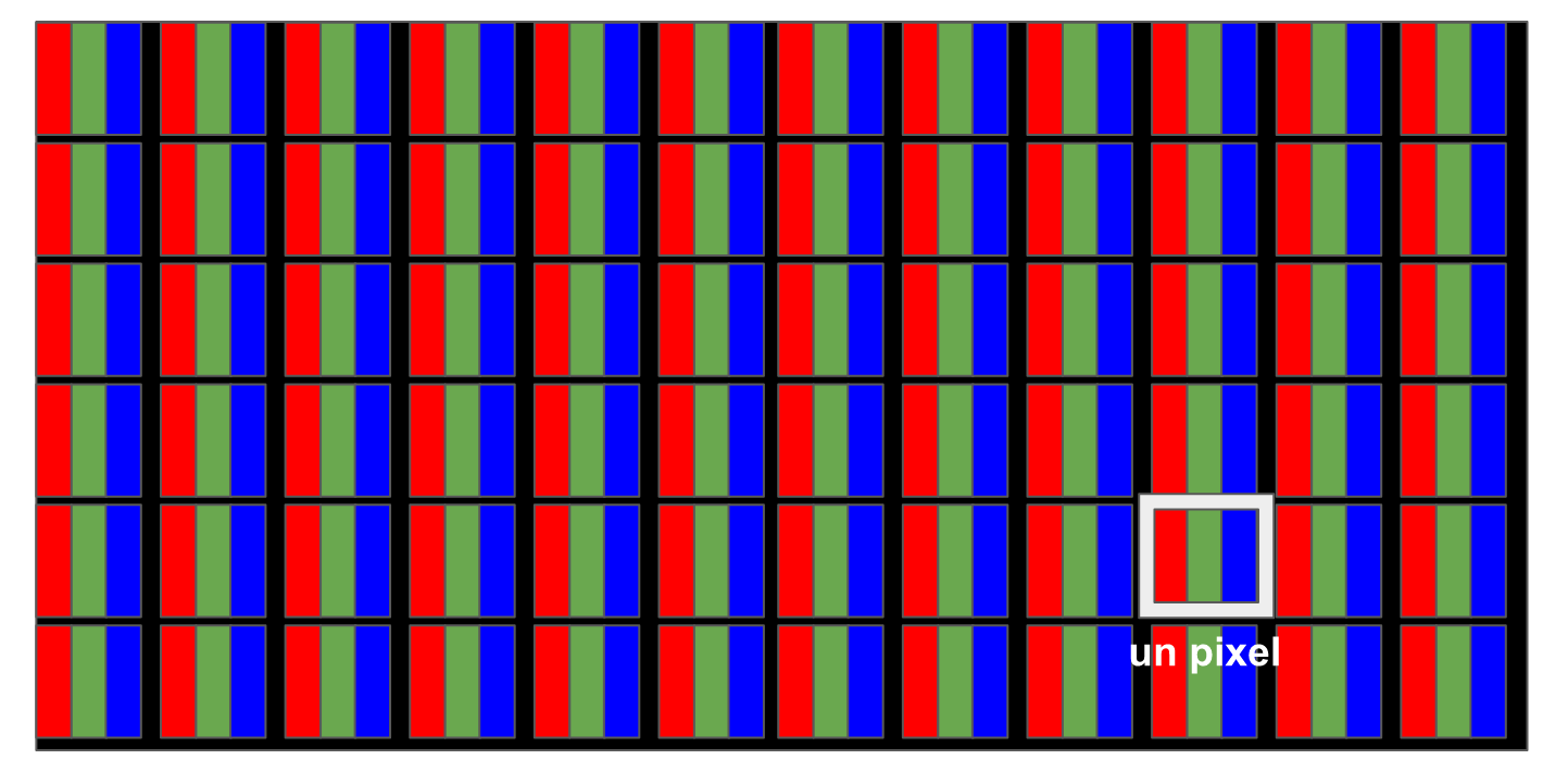 Comment les écrans permettent-ils de voir les couleurs ?