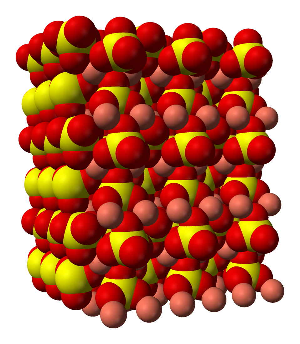 Quelle est la formule du sulfate de cuivre ?