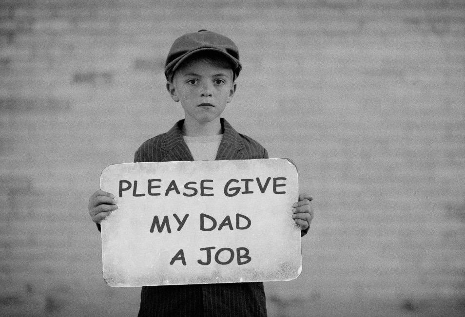 Une photo qui illustre "the great depression" aux USA.
