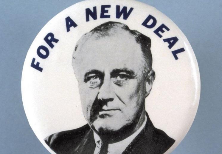 Le New Deal est la démarche politique américaine qui consacra en deux étapes − 1933 (1er New Deal) et 1936 (2ème New Deal).