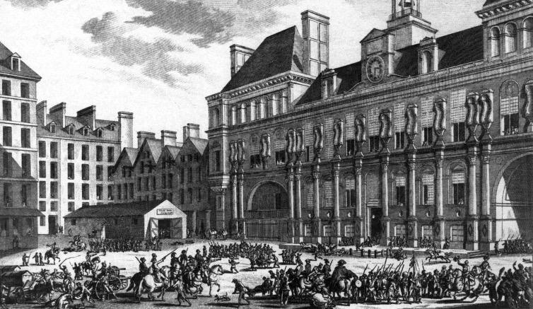 De la royauté à la république française.