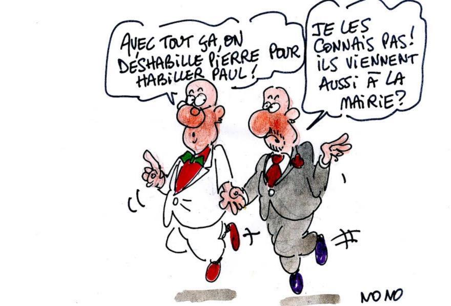 Le pacs et les couples homosexuels.