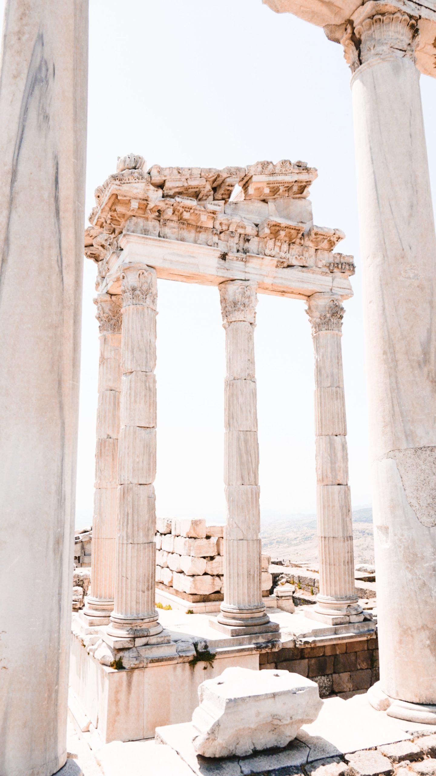 Le tempe de Zeus en Grèce.