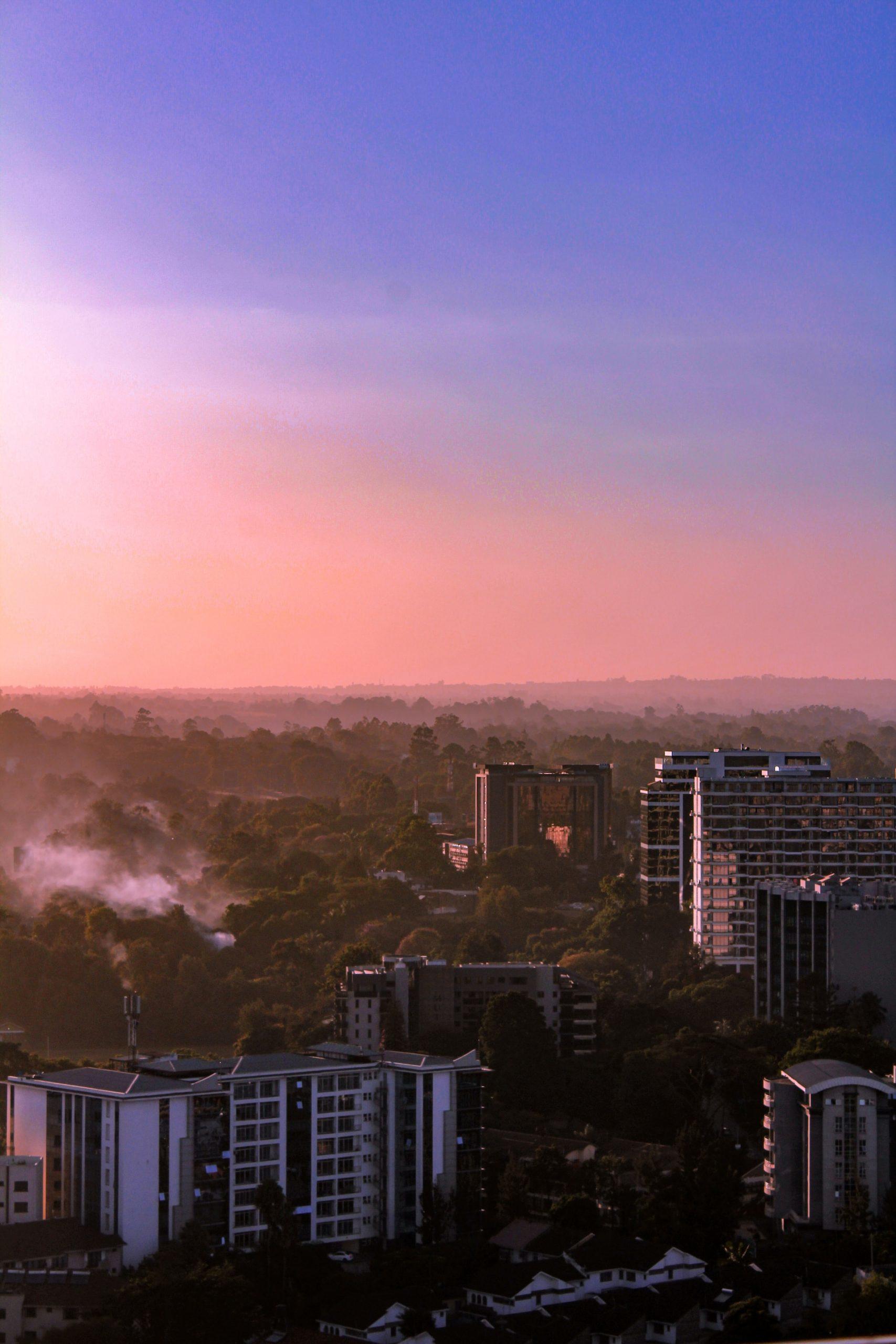ville de Nairobi au Kenya 