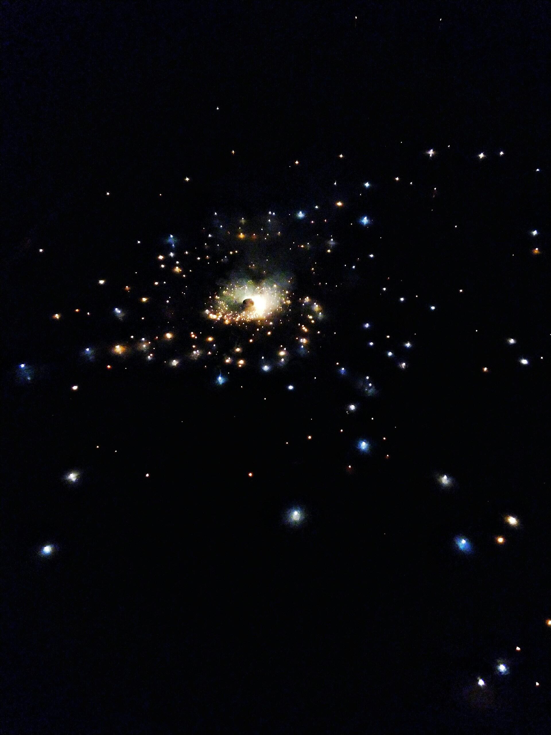lumière dans le vide