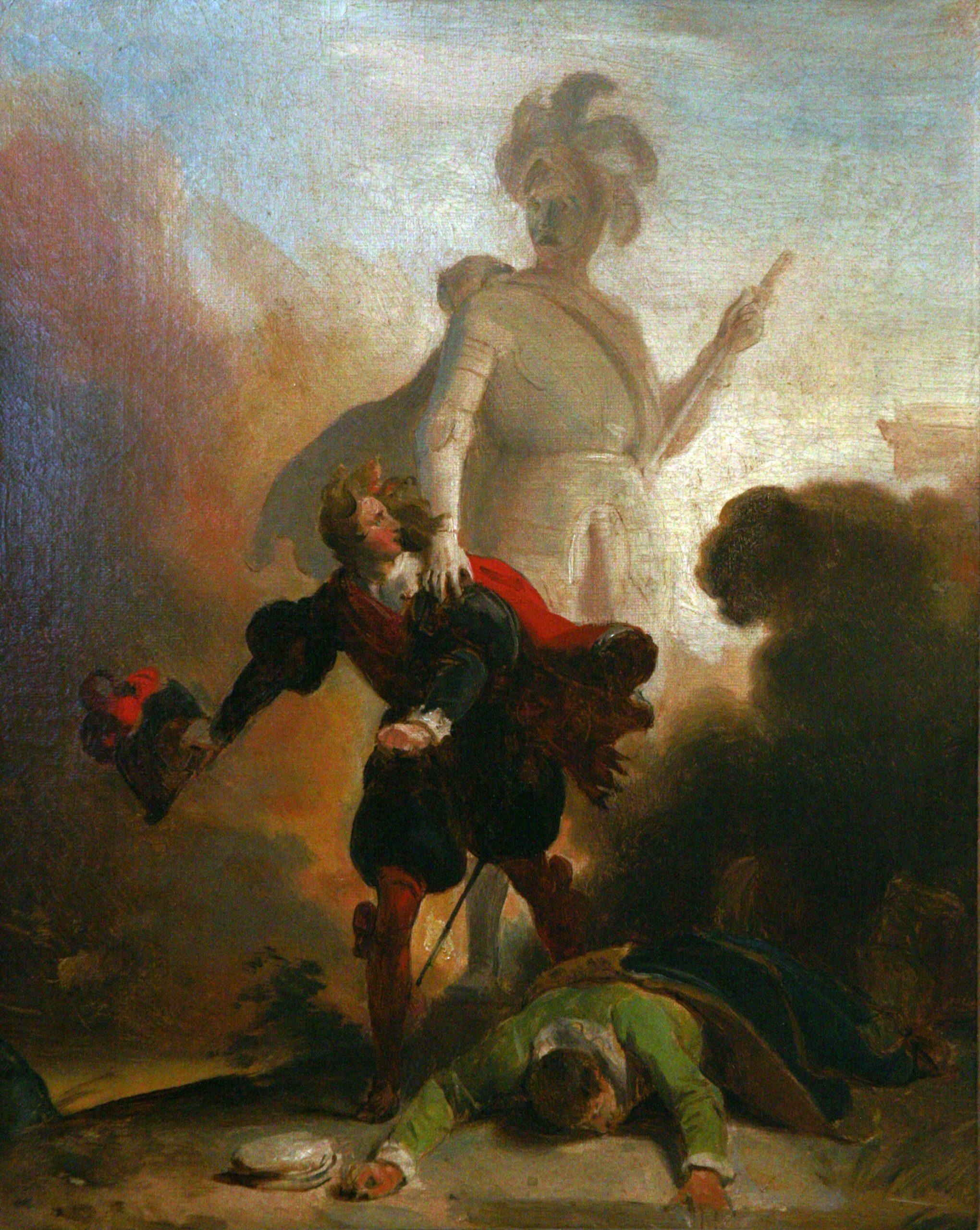 Alexandre-Évariste Fragonard : Don Juan et la statue du commandeur