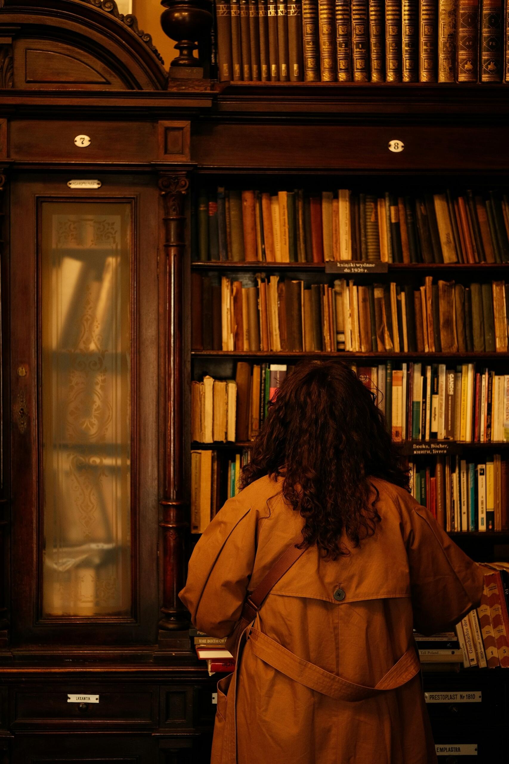 livres rangés