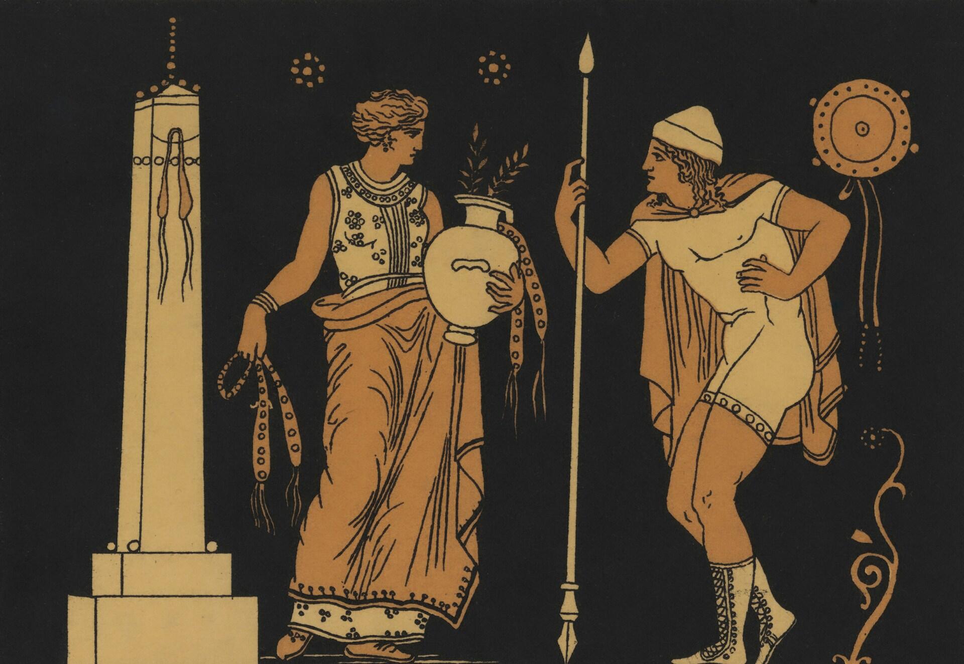 fresque mythologie grecque