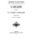 Bernardin-Arcadie-Livre