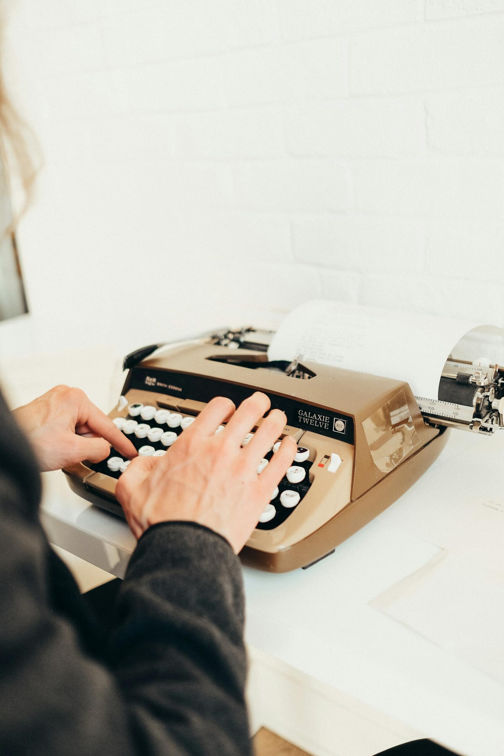 machine à écrire