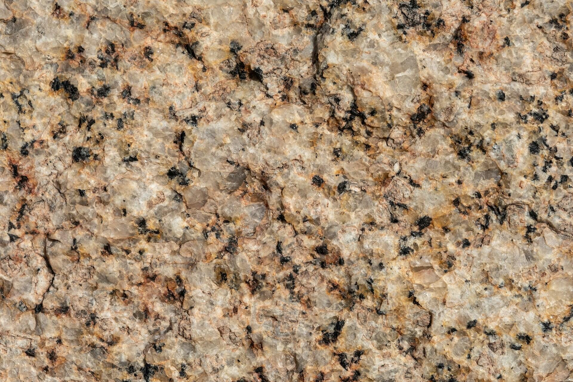 Photographie macro d'un granite