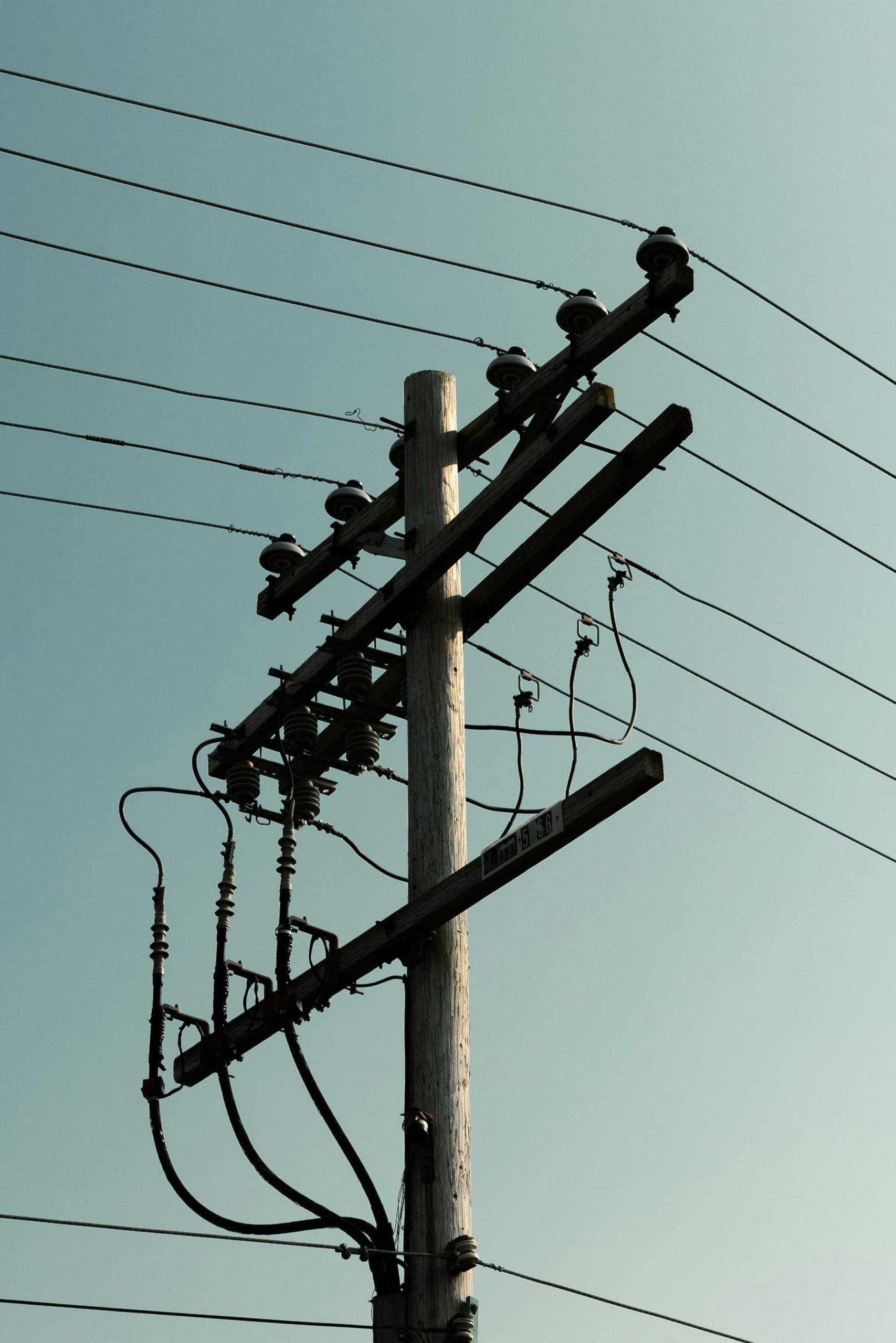 Une ligne à haute tension