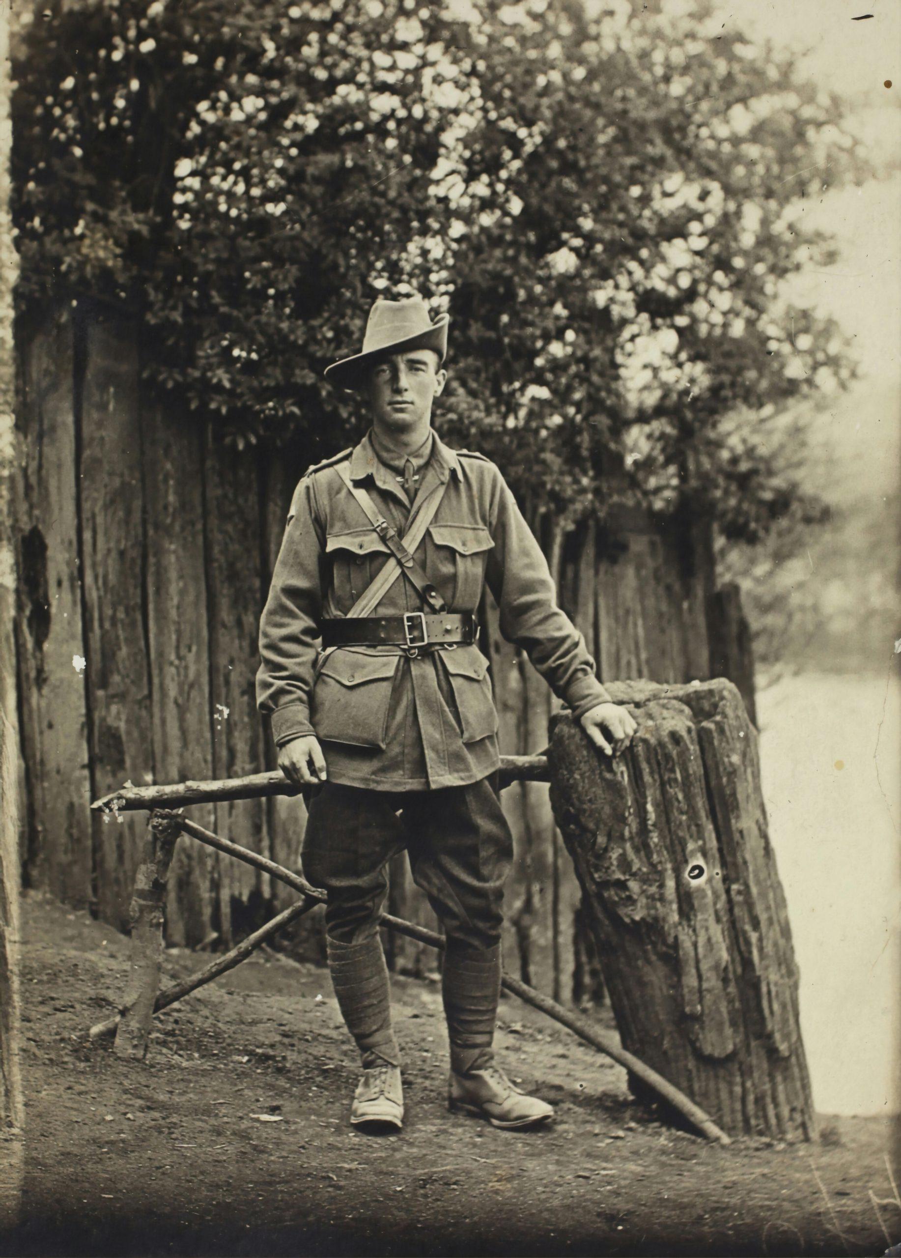 Un soldat de la première guerre mondiale.