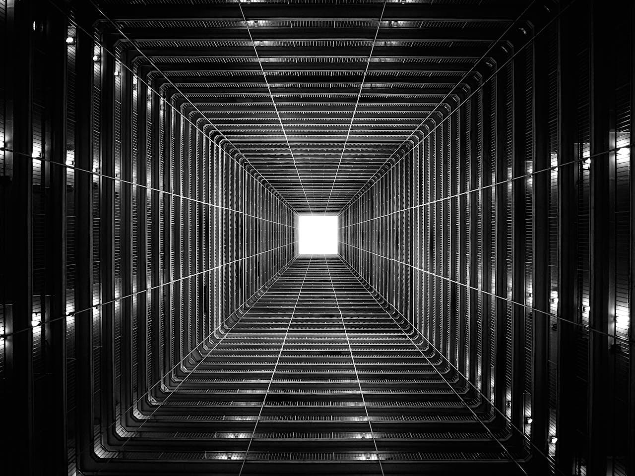 image geometrique presentant point de fuite