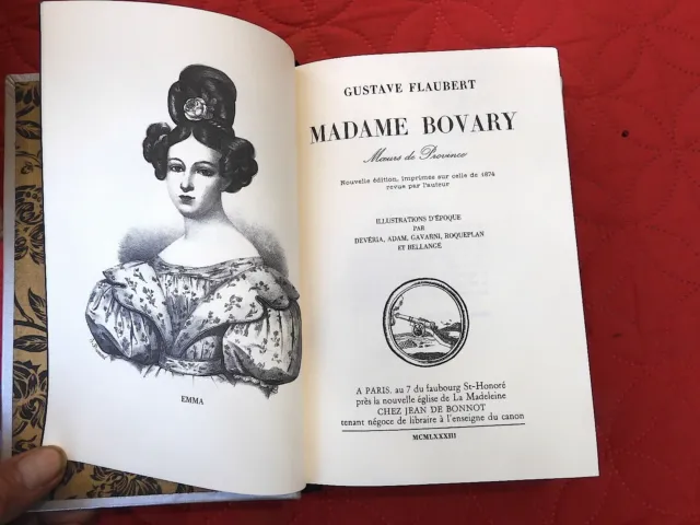 livre de Madame Bovary