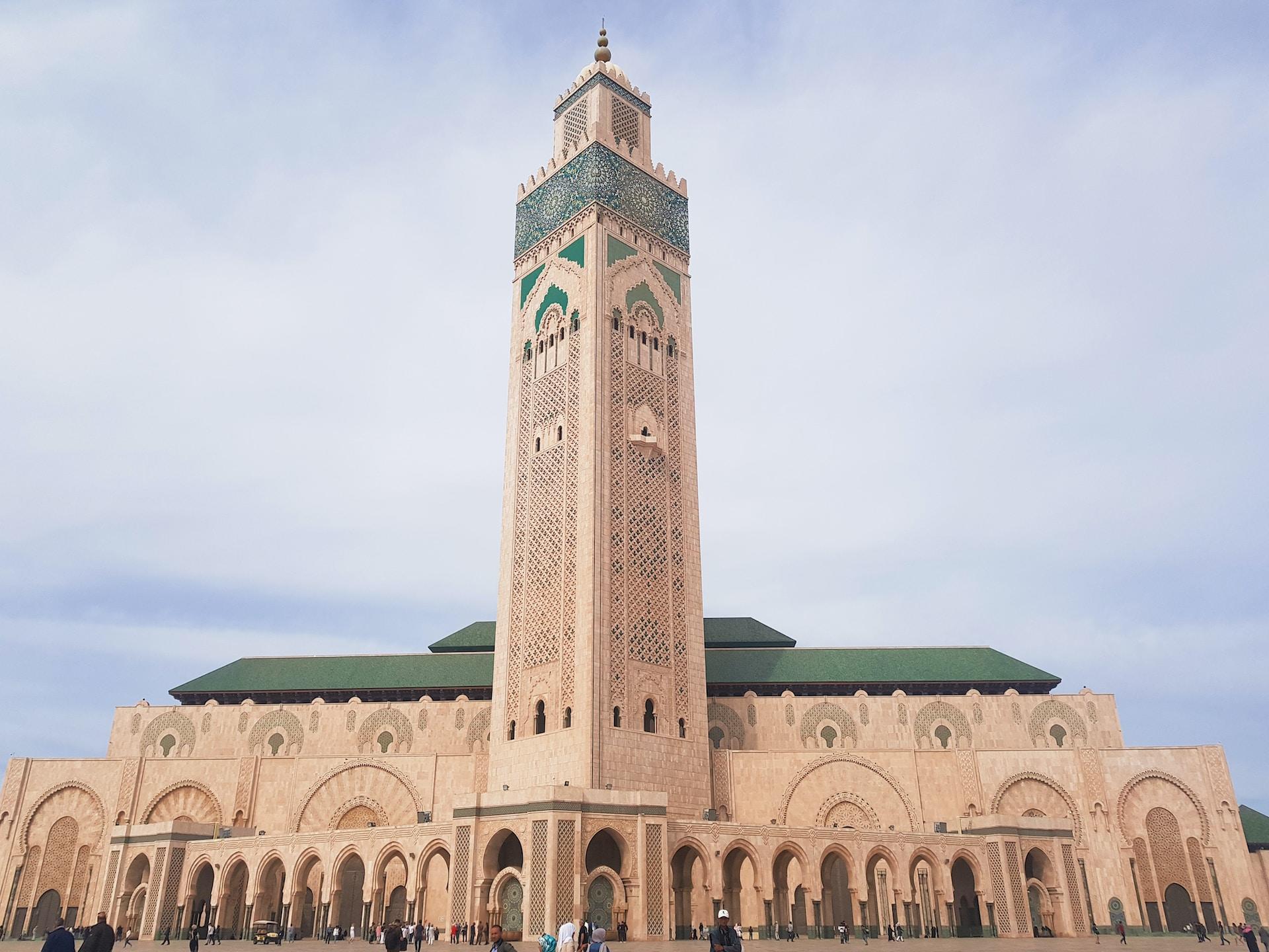 mosquée Hasan II au Maroc à Casablanca 