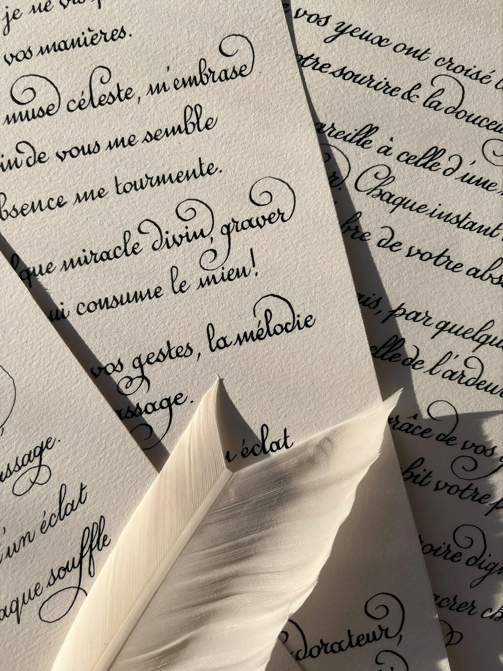 lettres écrites