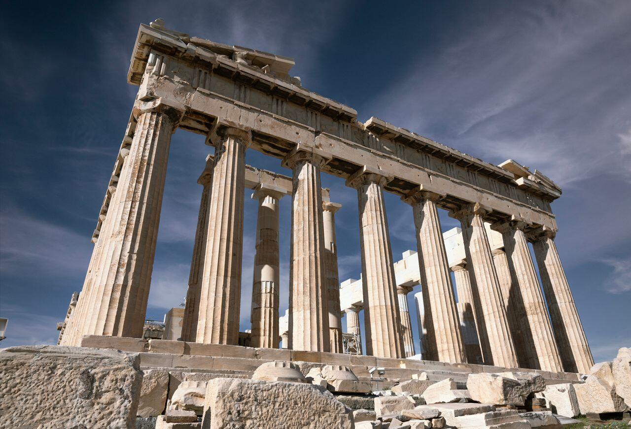 batiment antique a athene