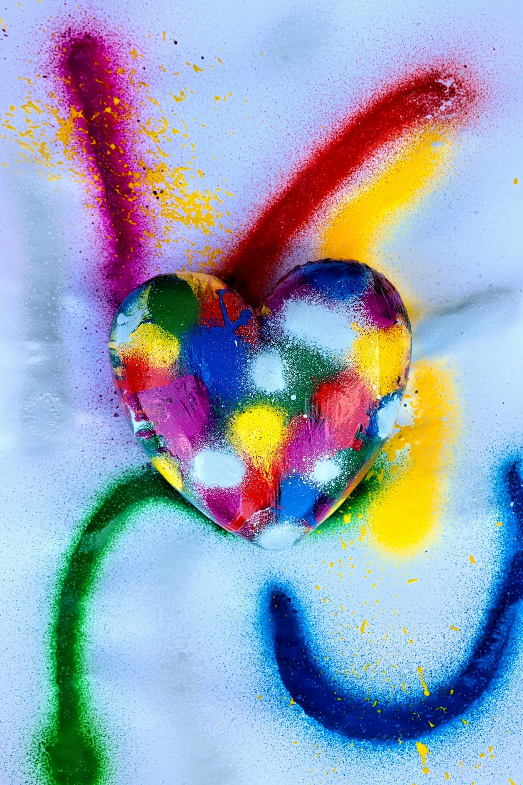coeur en couleur