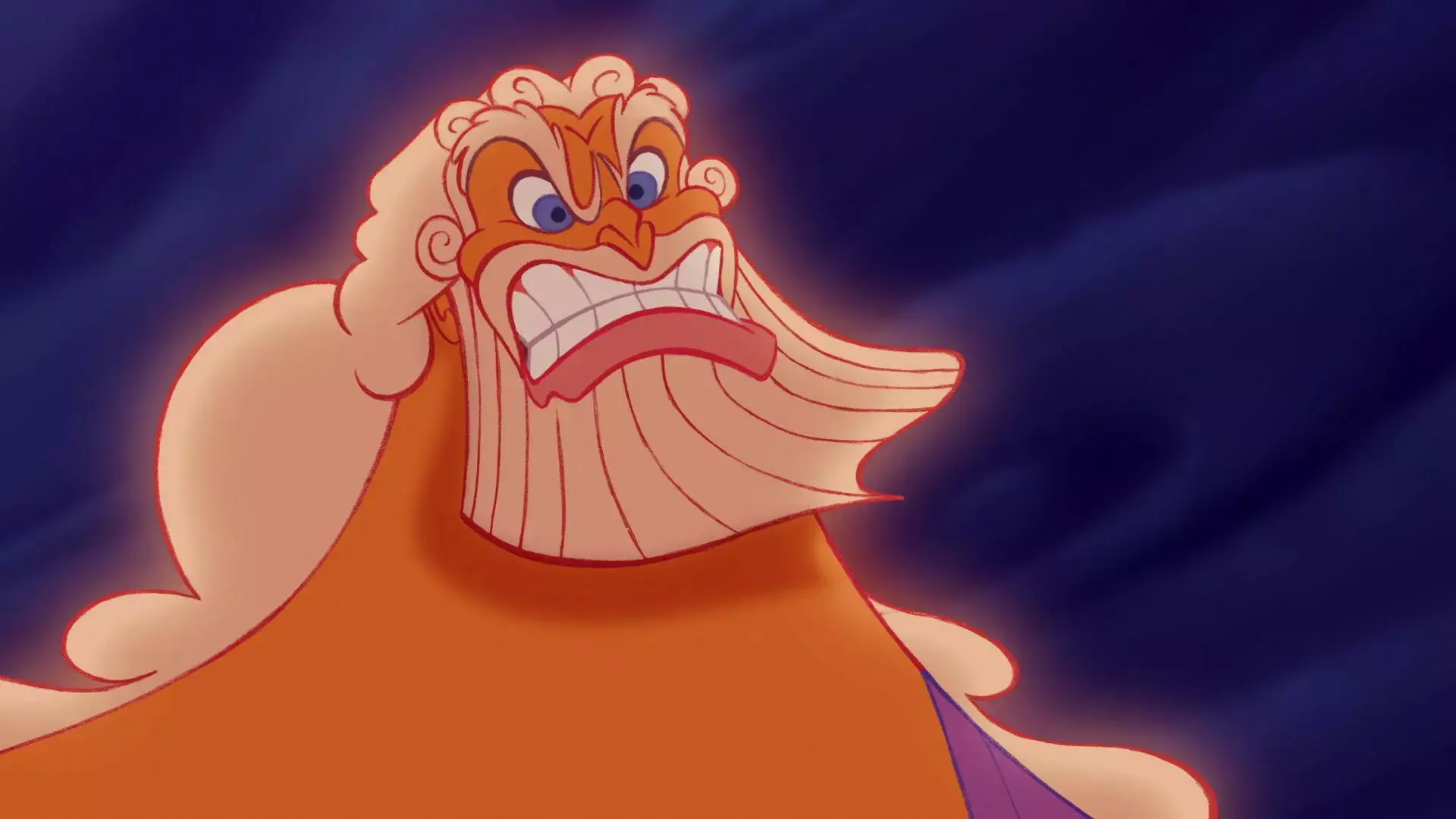 zeus en dessin anime issu de disney