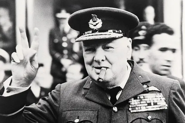 portrait de Winston Churchill