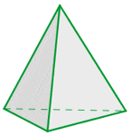 A tetrahedron 