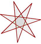 Regular Star Heptagon: 7/3