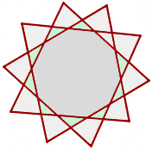 Regular Star Decagon: 10/3