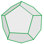 A dodecahedron