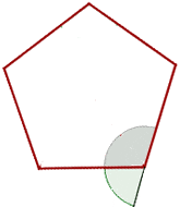 Exterior angle of a regular polygon