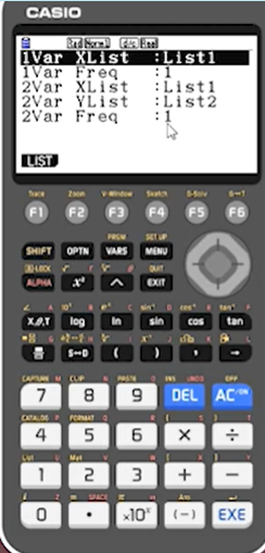 Screenshot 4: Graphical calc