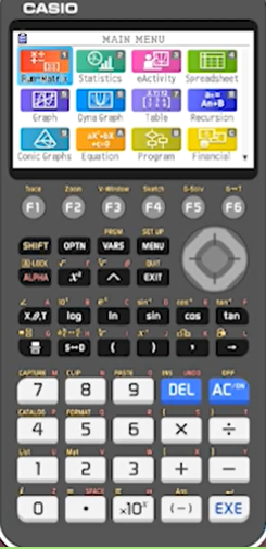 Screenshot 1: graphical calc