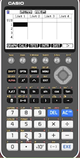 Screenshot 2: graphical calc