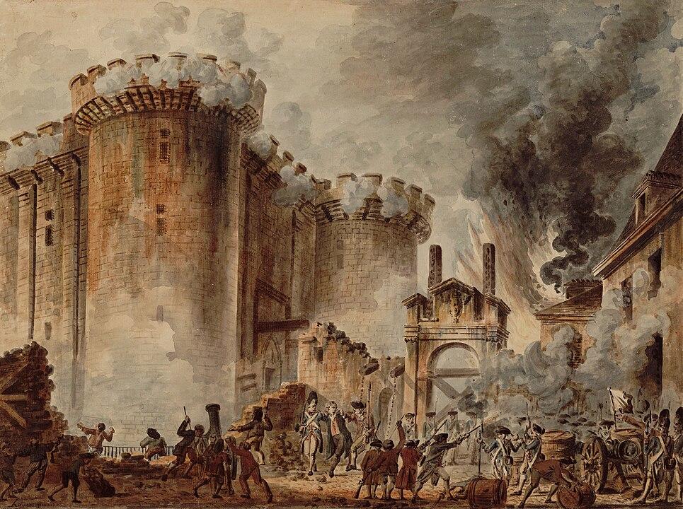Illustration of the Storming of Bastille