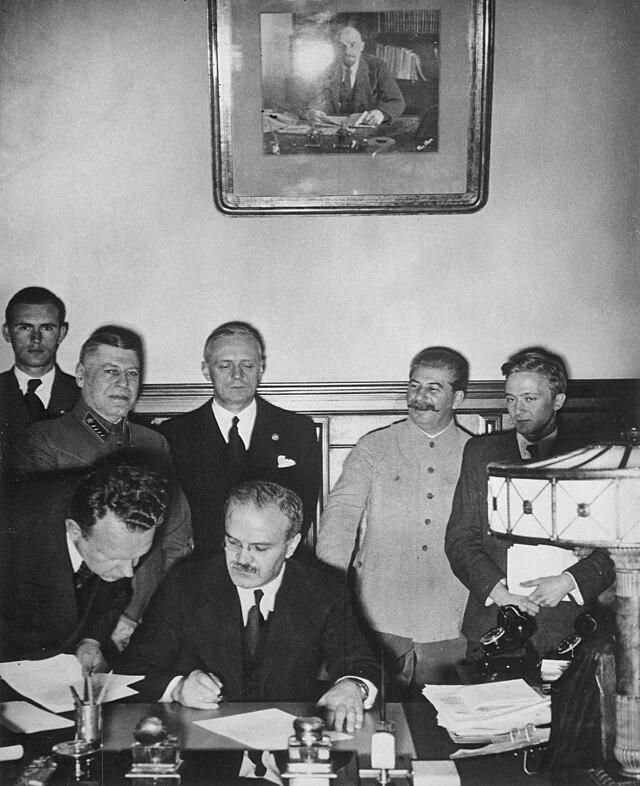Signing of the Molotov-Ribbentrop Pact