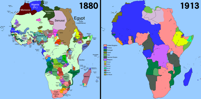 Africa between 1880 and 1913
