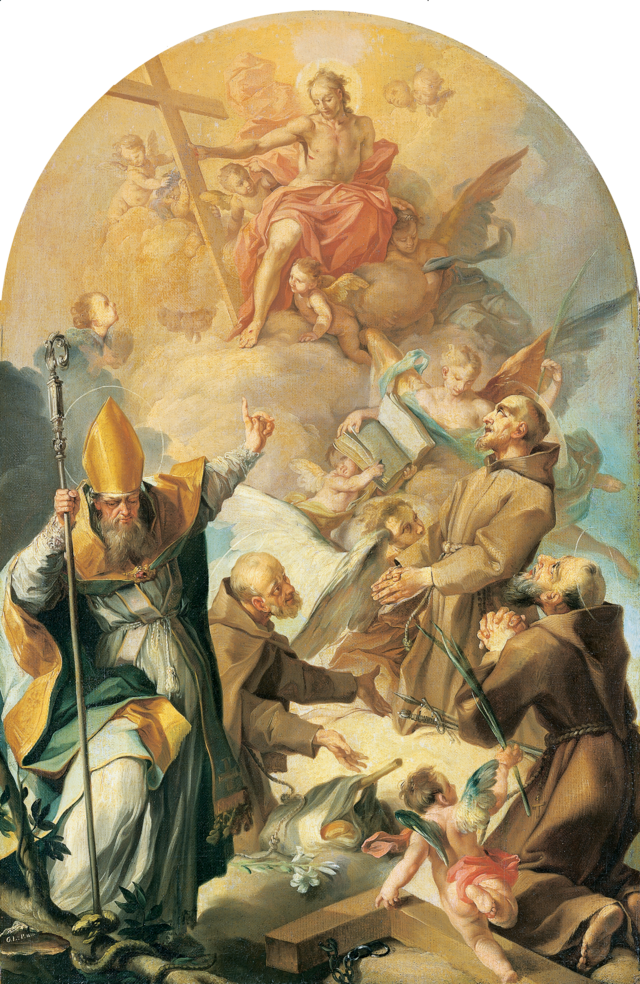 Artwork depicting a religious scene, 1507