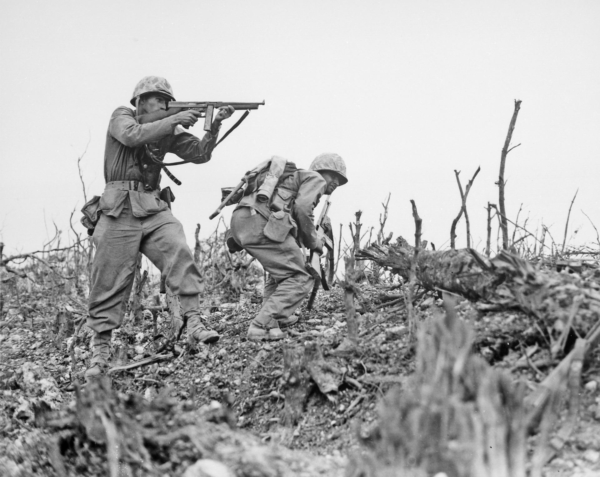 Soldier in the field during ww2, Japan